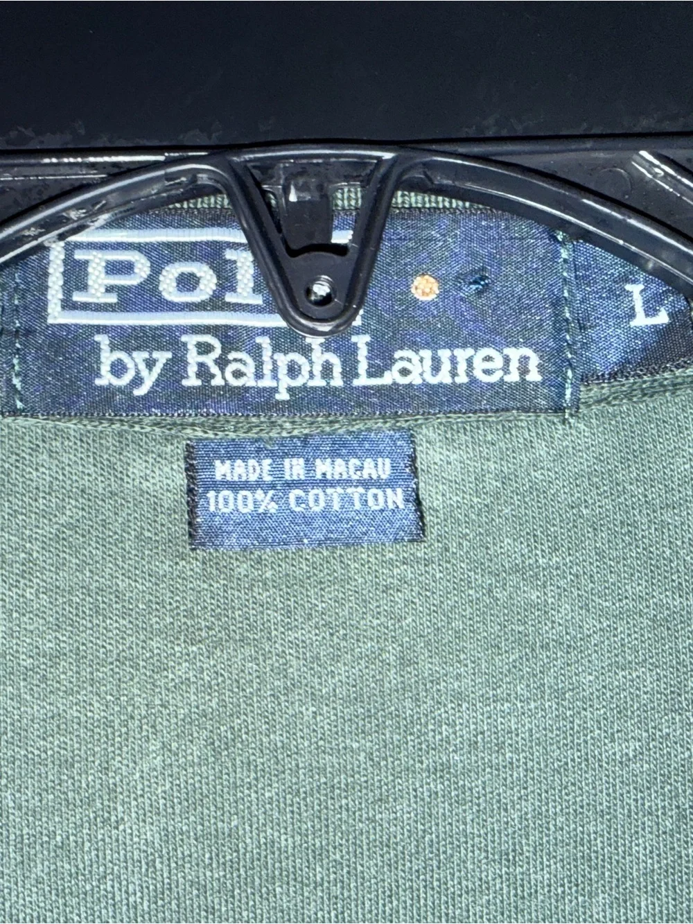 Polo by Ralph Lauren Men’s Loden Green Classic Fit Polo Shirt-L-EC